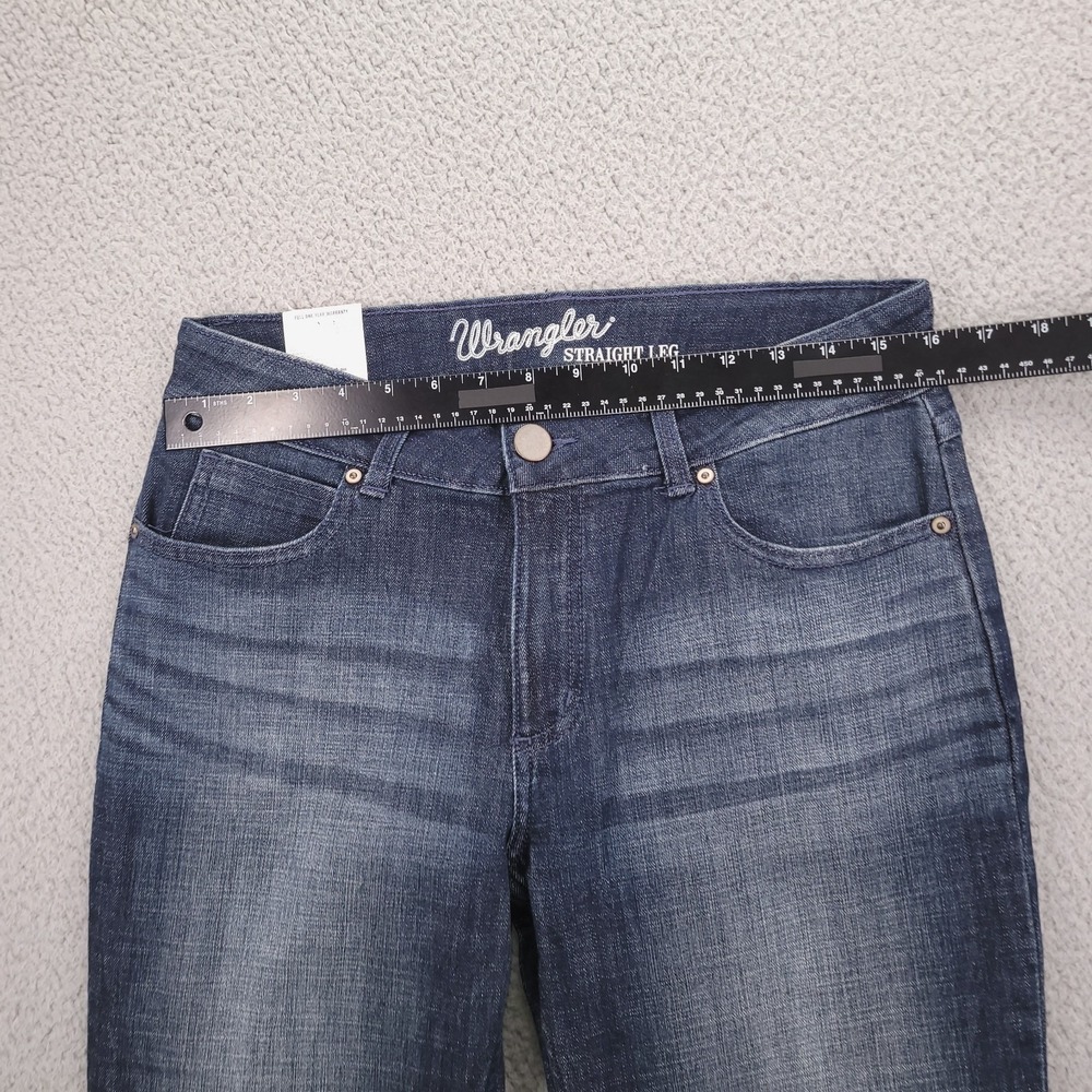 WRANGLER Jeans Size 11/12 Straight Leg Mid Rise Blue Denim 31x32 NEW - Picture 11 of 16